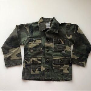 Kids Trooper Brand Camouflage Shirt, Size 8